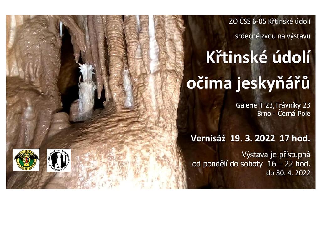 výstava křtinské údolí očima jeskyňářů