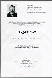 Zemřel Hugo Havel, byvaly člen Speleologického klubu v Brně