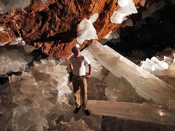 Naica-jeskyně plná krystalů