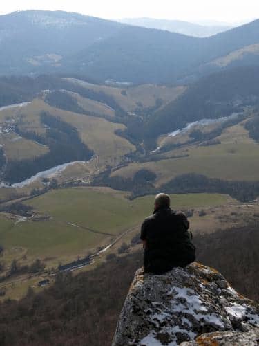 pohled z Hradové na Tisovský kras