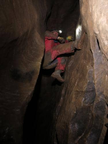 jeskyně V Jedlích, Meandrový dóm