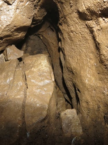 čelba v Prvomájové chodbě, jeskyně Pasca