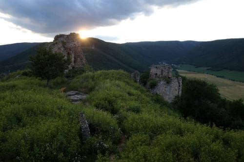 Hájská dolina z Turňanského hradu