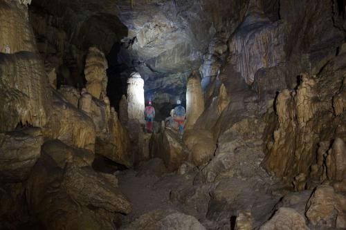 Výzdoba jeskyně Gournier