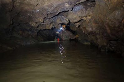 Svatá Helena – Čerpací pokus v jeskyni Alibek 15 – 19.11.2017