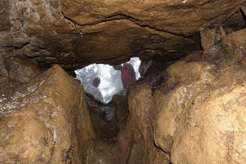jaskyňa na Hrubej Kačke (foto Šlimec)